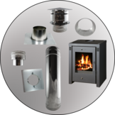 Tuinkachel + Rookkanaal