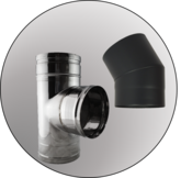 Enkelwandig Rookkanaal RVS of Staal