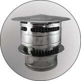 Trekkap, schoorsteenkap, draaikap