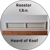 Rooster t.b.v. haard of koof