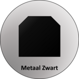 Vloerplaat Staal Zwart