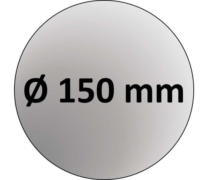 150 mm EW RVS kachelpijp