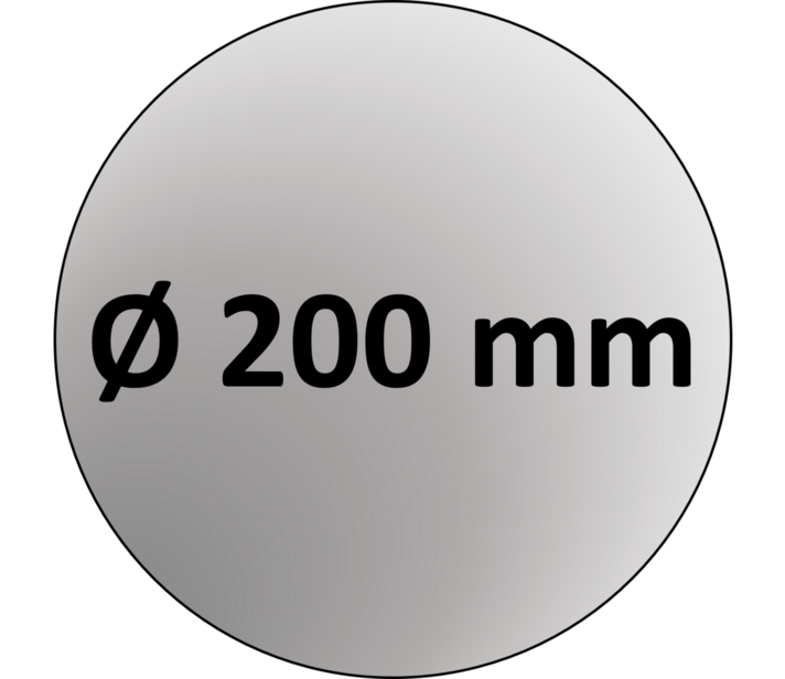 200 mm EW RVS kachelpijp