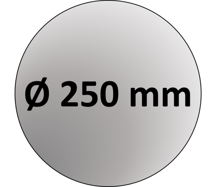 250 mm EW RVS kachelpijp