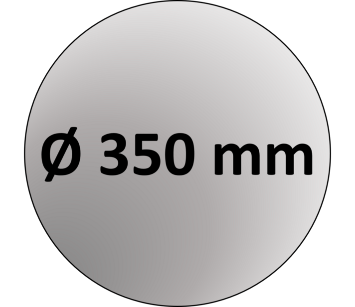 350 mm EW RVS kachelpijp