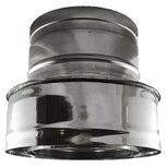 ID1_Rookkanaal Dubbelwandig Rits Fire bv &Oslash;300-350 Bovenaansluitstuk witte achtergrond.JPG