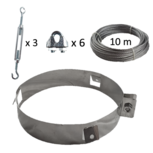 Tuibeugel 200 mm compleet 