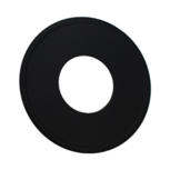 80 mm rozet breed  randbreedte 70mm vlak