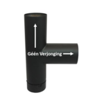 detail Kachelpijp EW &Oslash;130 T-stuk met deksel