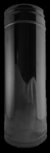 Pelletpijp Dubbelwandig 80mm zwart gecoat l=100cm