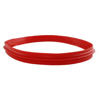 Rookkanaal Dubbelwandig Rits Fire bv &Oslash;80 mm Silicone O-ring witte achtergrond