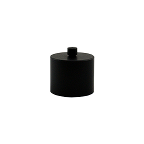 80mm pelletpijp EW 1,2mm zwart tbv t-stuk Dop met condensafvoer 
