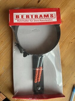 muurbeugel enkelwandig 180mm zwart