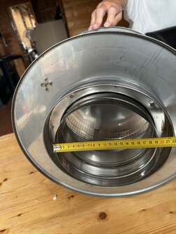 Schiedel kap met gaas 200mm