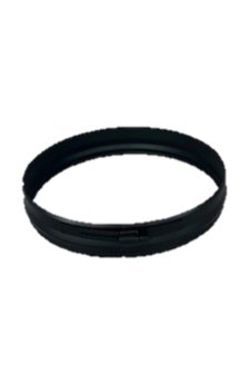 130 Klemband Zwart gecoat
