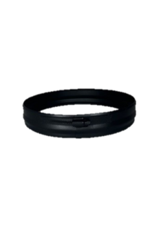 130 Klemband Zwart gecoat