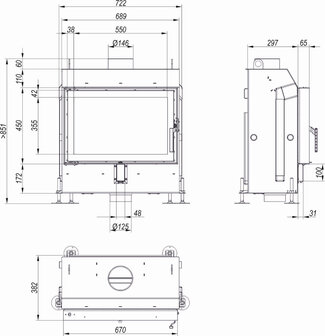 Defro Home Impuls SM Basic&nbsp;inbouwhaard