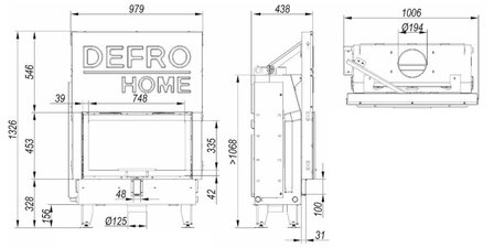 Defro Home Impuls LA&nbsp;G inbouwhaard