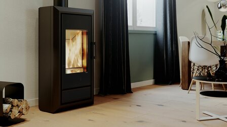 Defro Home Ignis houtkachel 9 kW met 75,5% rendement