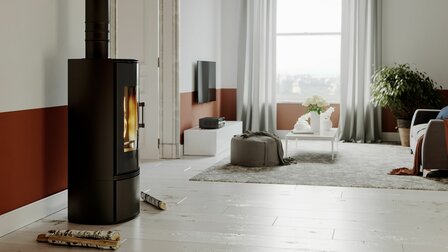 Defro Home Orbis houtkachel 9 kW met 75,5% rendement