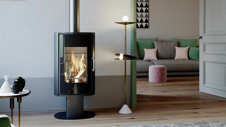 Defro Home Orbis Log houtkachel 9 kW met 75,5% rendement