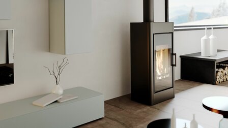 Defro Home Solum houtkachel 9 kW met 75,5% rendement
