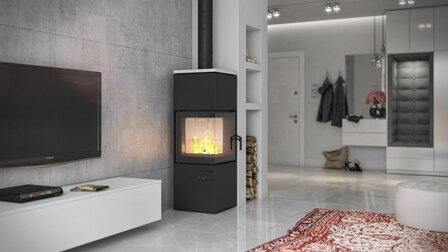 Defro Home Quadroom houtkachel 9 kW met 80,2% rendement