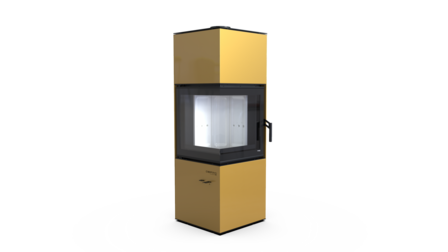 Defro Home Quadroom houtkachel 9 kW met 80,2% rendement