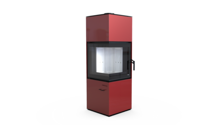 Defro Home Quadroom houtkachel 9 kW met 80,2% rendement