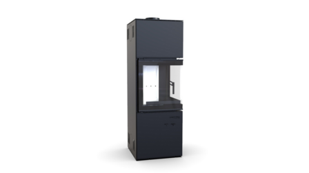 Defro Home Quadroom houtkachel 9 kW met 80,2% rendement