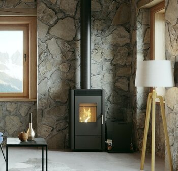 Defro Home Viva houtkachel 9 kW met 82,5% rendement