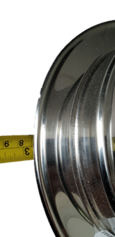 Detail kraag universele insteekadater 125 mm