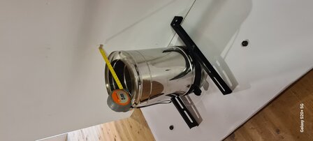 Muurbeugel 150-200 verstellbaar zwart 6.5 cm tot 22.5 cm 1