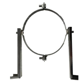 Rookkanaal DW 80-130 Muurbeugel verstelbaar 7 tot 24 cm