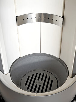 Hark 110 houtkachel 160 graden vuurzicht, met katalysator