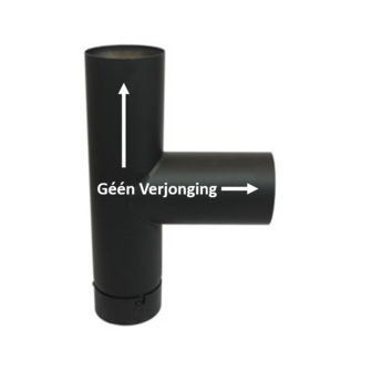 detail Kachelpijp EW &Oslash;130 T-stuk met deksel