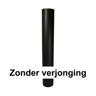 rookkanaal ew 130 zwart 2 mm ZVJ