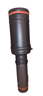 ew80mm + onderaansluitstuk vrouw + dw 80-130 met seal + klemband