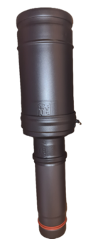 ew80mm + onderaansluitstuk vrouw + dw 80-130 met seal + klemband 2