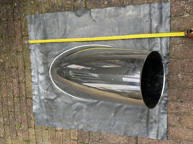 200mm Loodflap 45-60 graden