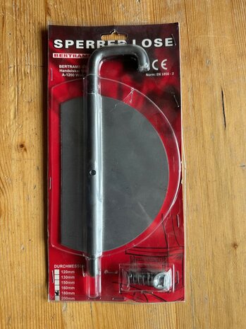 Smoorklep 180mm 