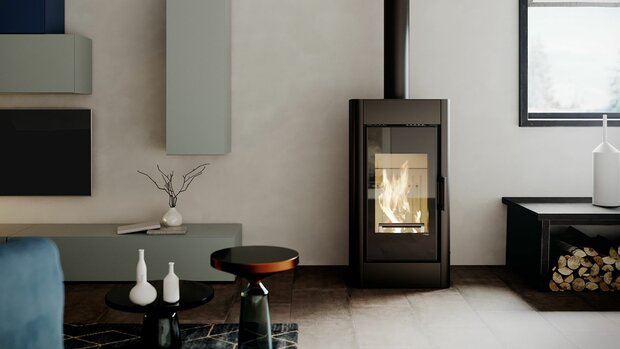 Defro Home Solum houtkachel 9 kW met 75,5% rendement