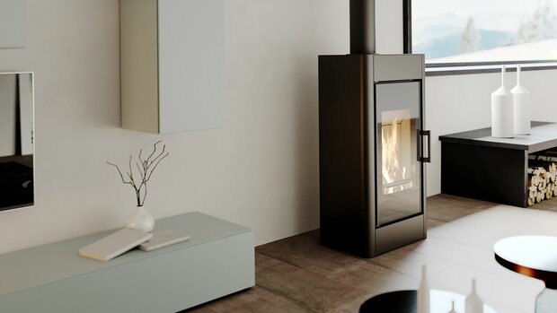 Defro Home Solum houtkachel 9 kW met 75,5% rendement