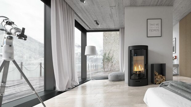 Defro Home Orti  houtkachel 9 kW met 75,5% rendement