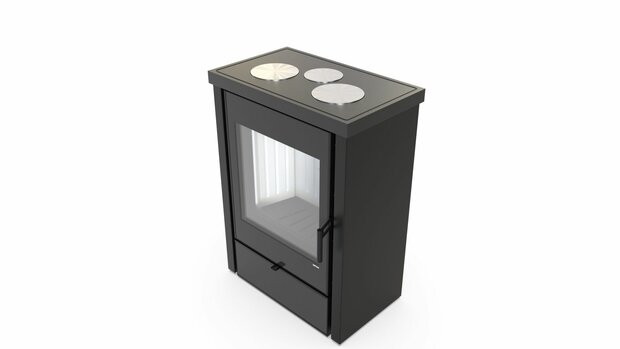 Defro Home Della houtkachel 6,6 kW met 84,6% rendement