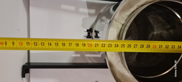 Muurbeugel 150-200 verstellbaar zwart 6.5 cm tot 22.5 cm detail 2