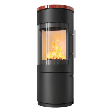 Hark 110 houtkachel 160 graden vuurzicht, met katalysator