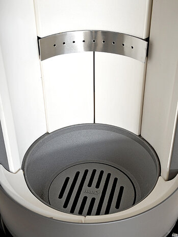 Hark 110 houtkachel 160 graden vuurzicht, met katalysator