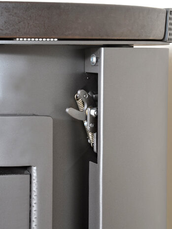 Hark 110 houtkachel 160 graden vuurzicht, met katalysator