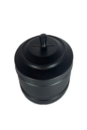 80130 Deksel tbv T-stuk Zwart gecoat